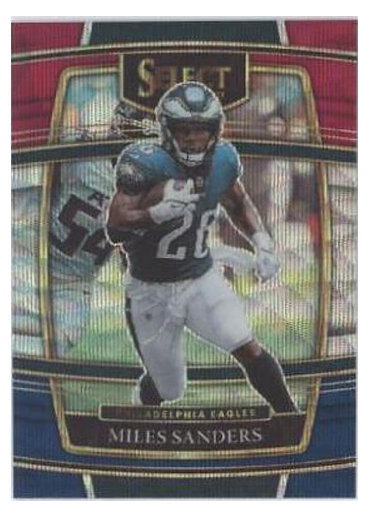 2021 Panini Select Base Set Miles Sanders #28 card