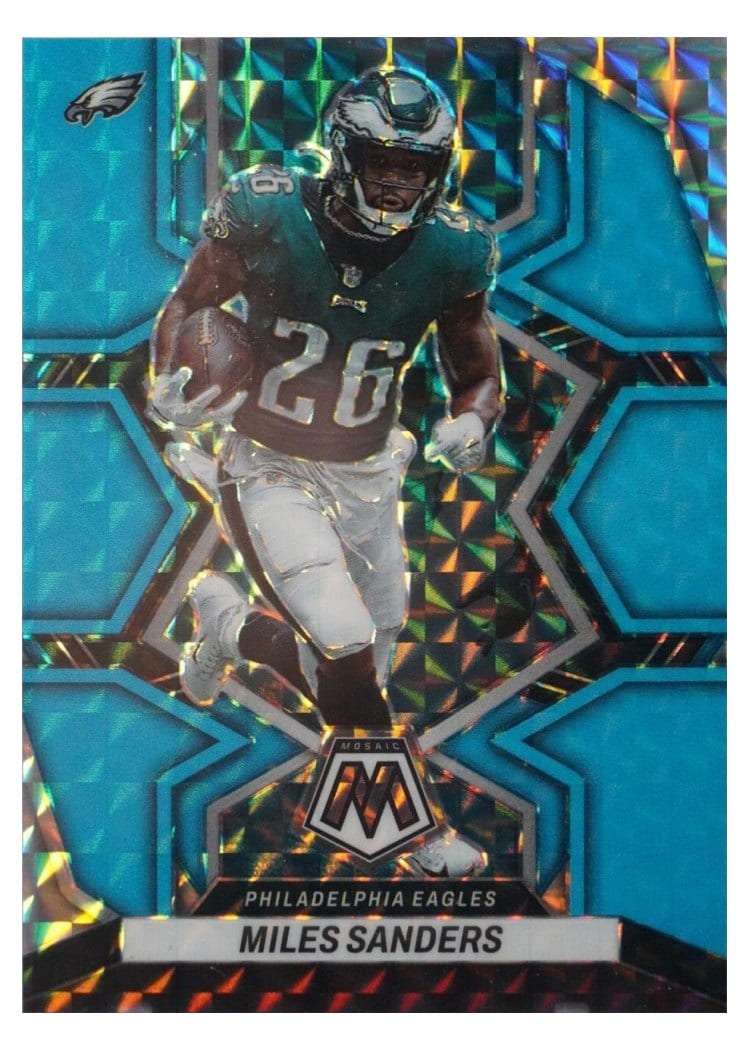 2022 Panini Mosaic Base Set Miles Sanders #157 card