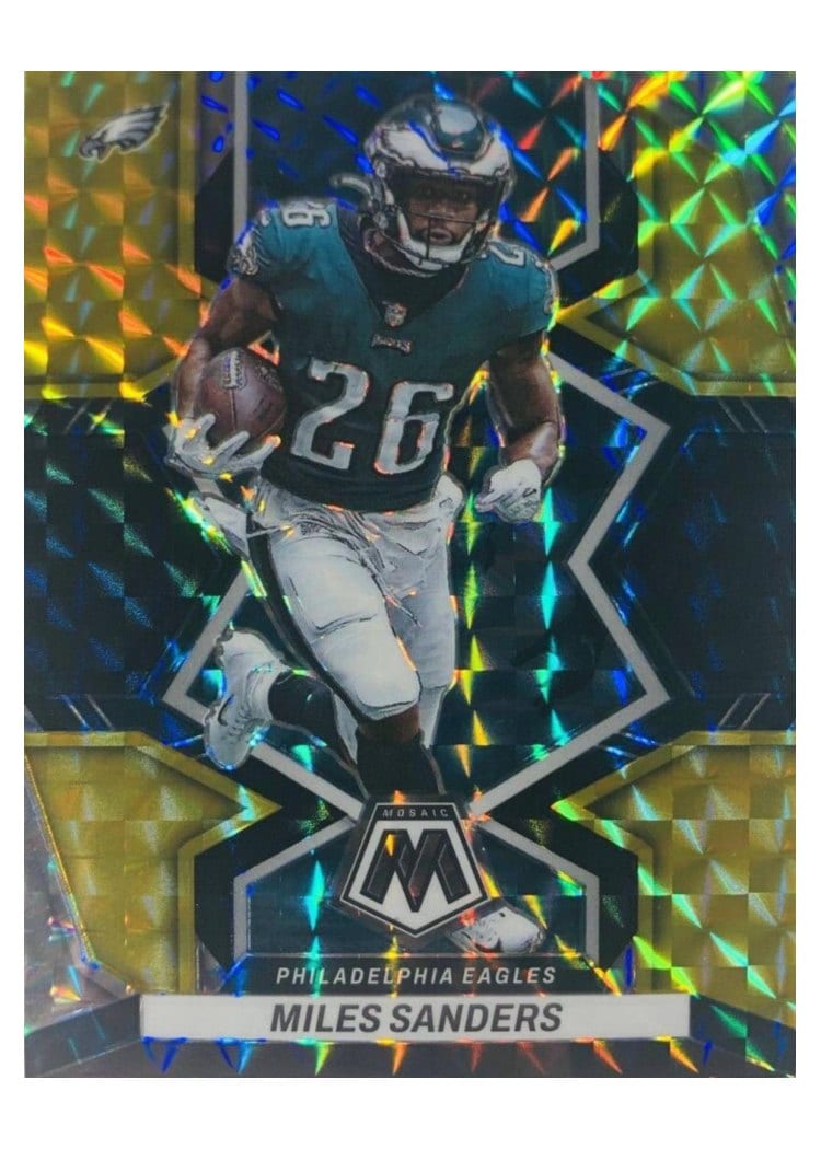 2022 Panini Mosaic Base Set Miles Sanders #157 card