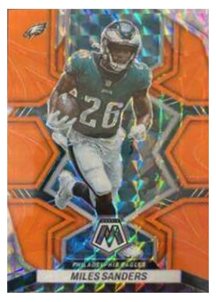 2022 Panini Mosaic Base Set Miles Sanders #157 card