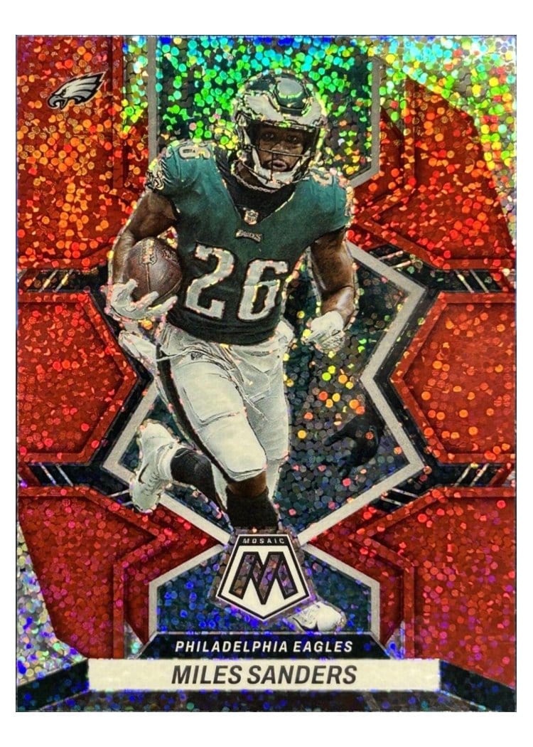 2022 Panini Mosaic Base Set Miles Sanders #157 card