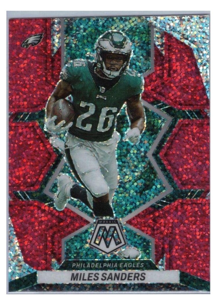 2022 Panini Mosaic Base Set Miles Sanders #157 card