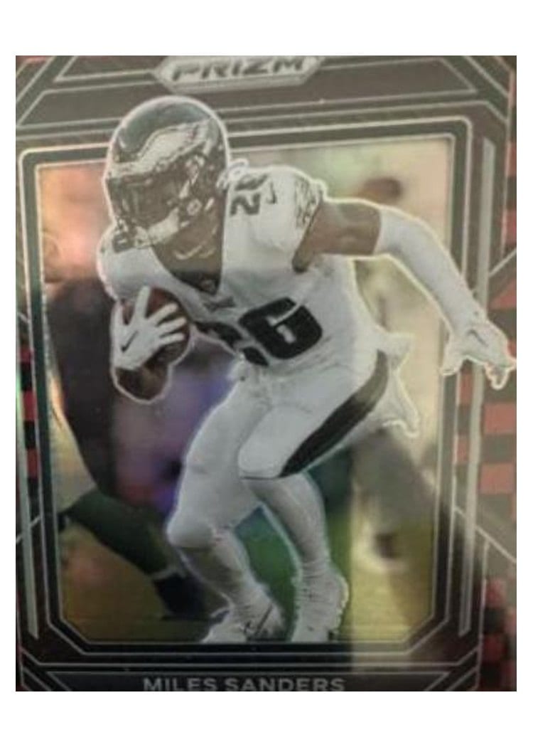 2022 Panini Prizm Base Set Miles Sanders #235 card