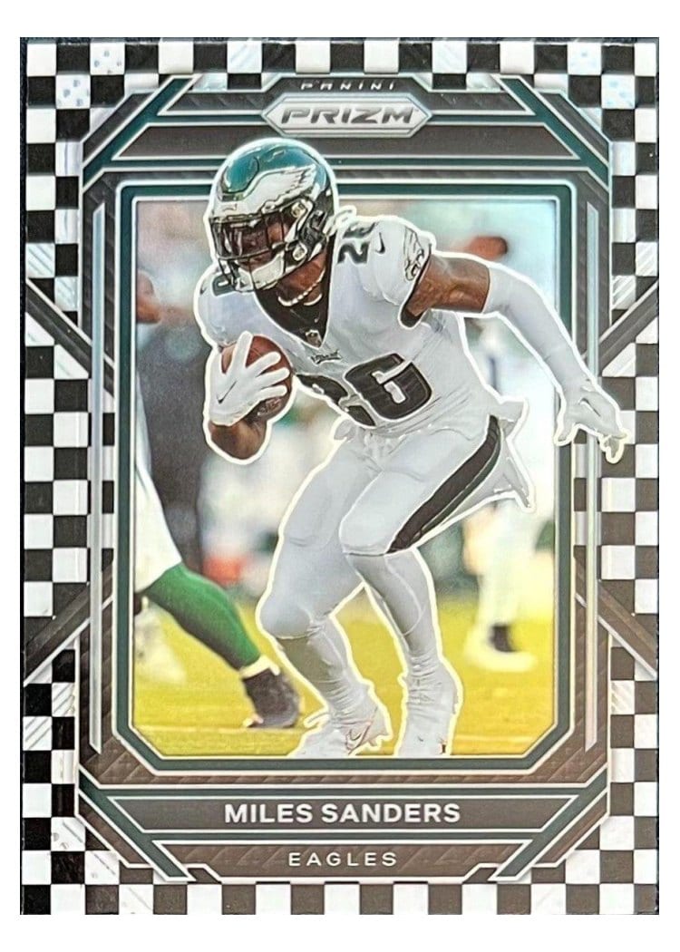 2022 Panini Prizm Base Set Miles Sanders #235 card