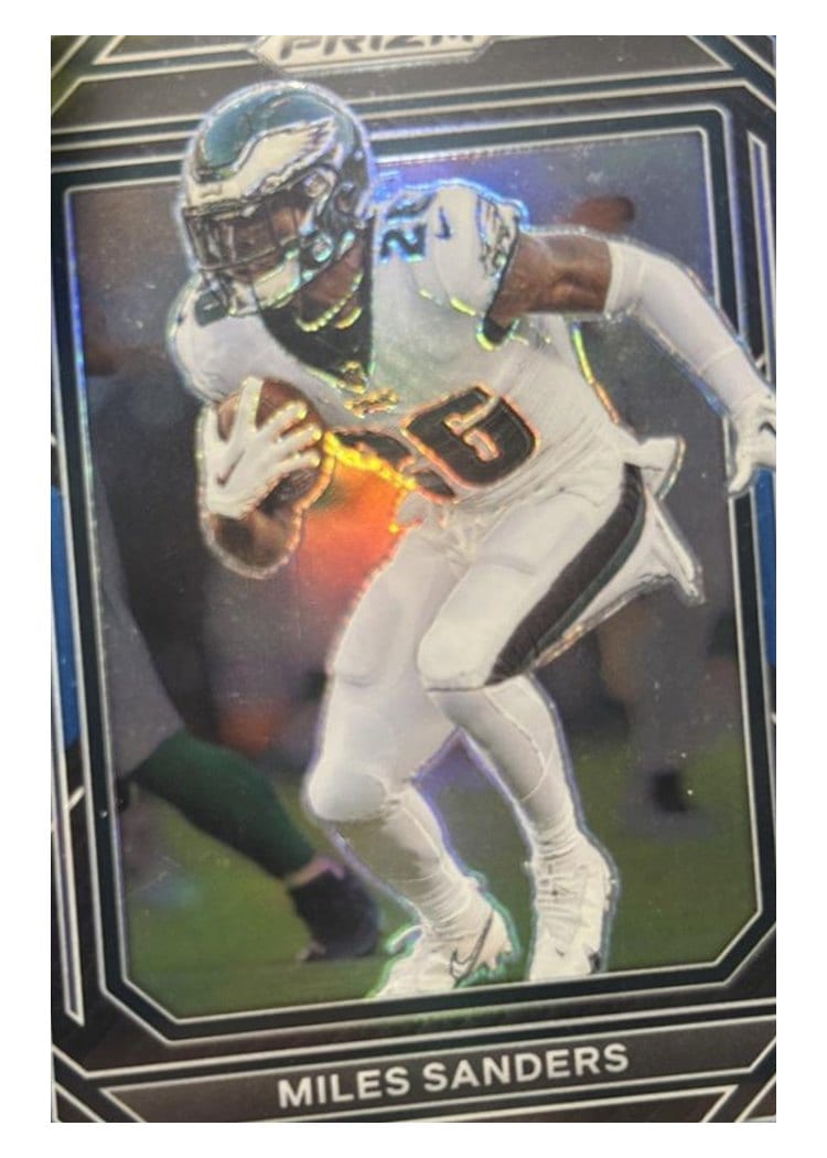 2022 Panini Prizm Base Set Miles Sanders #235 card