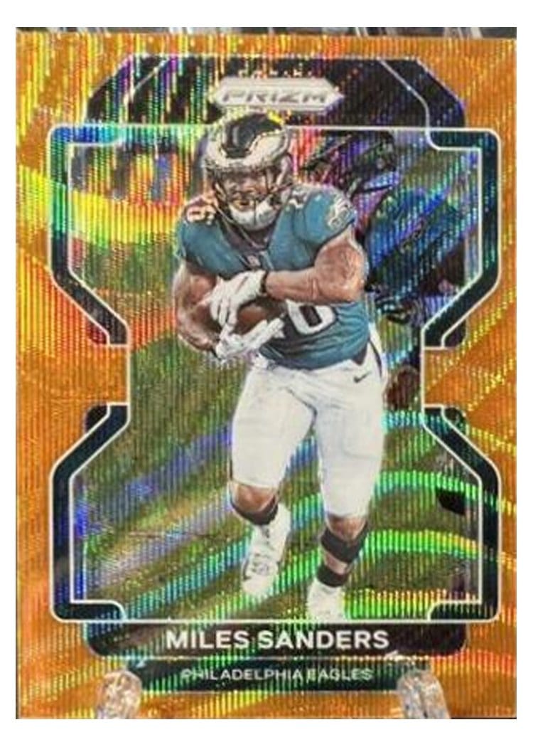 2022 Panini Prizm Base Set Miles Sanders #235 card