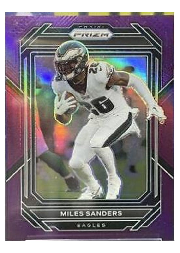 2022 Panini Prizm Base Set Miles Sanders #235 card