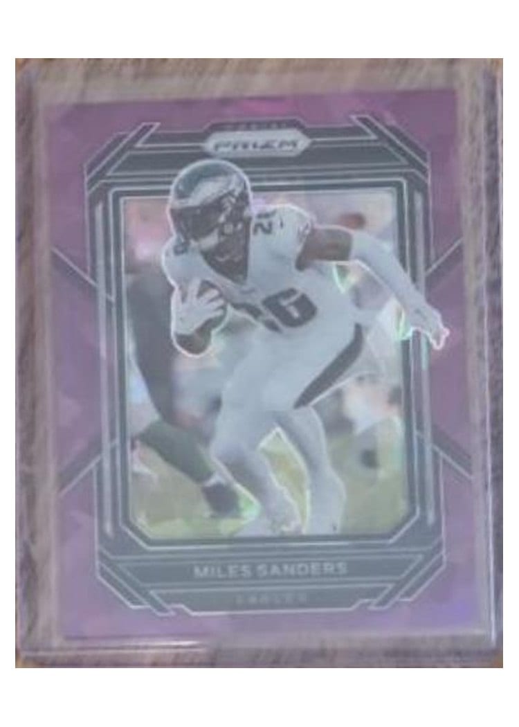 2022 Panini Prizm Base Set Miles Sanders #235 card
