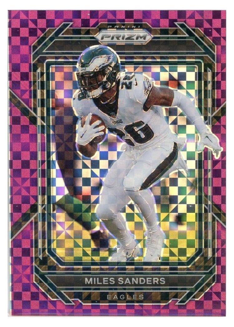 2022 Panini Prizm Base Set Miles Sanders #235 card