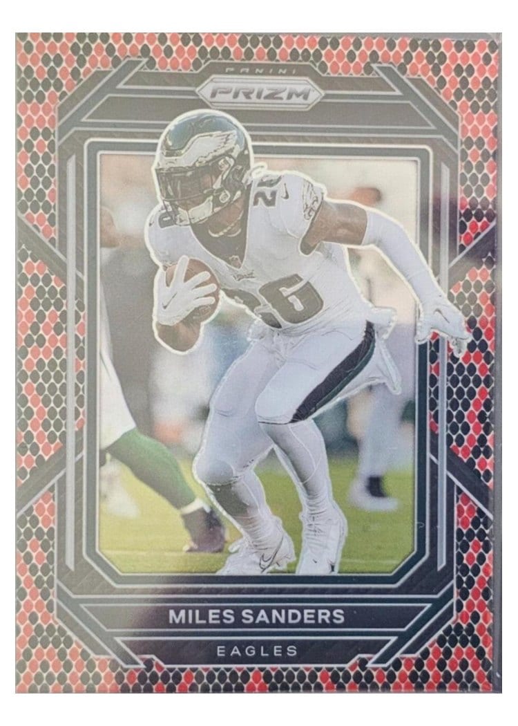 2022 Panini Prizm Base Set Miles Sanders #235 card