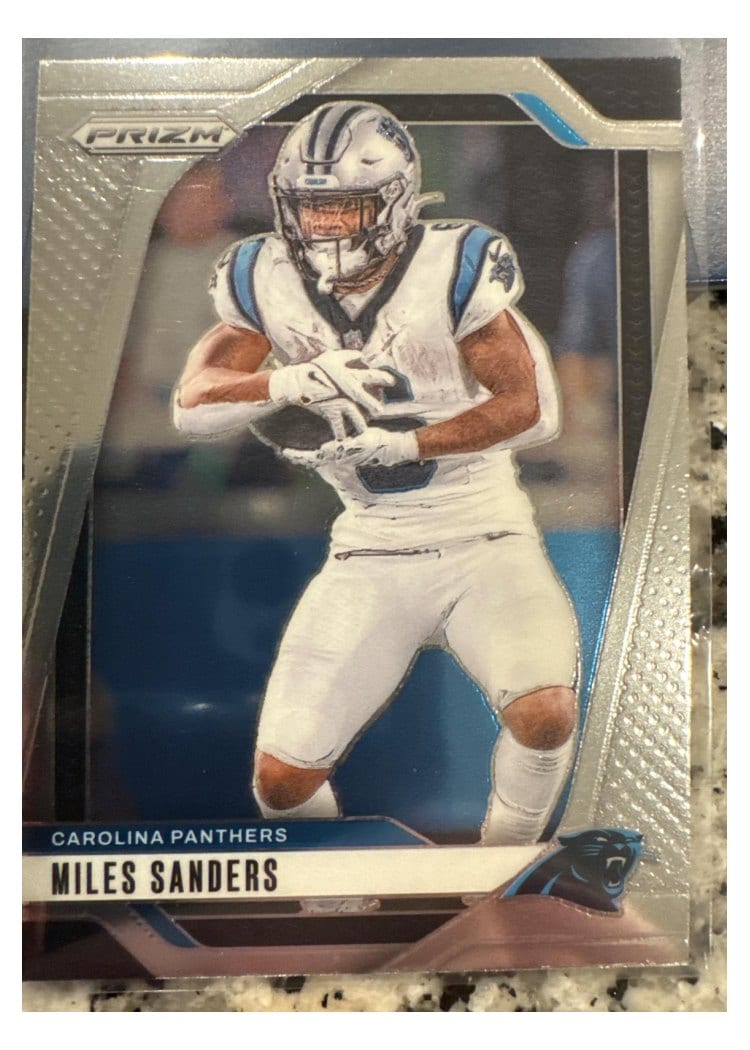 2024 Panini Prizm Base Set Miles Sanders #38 card
