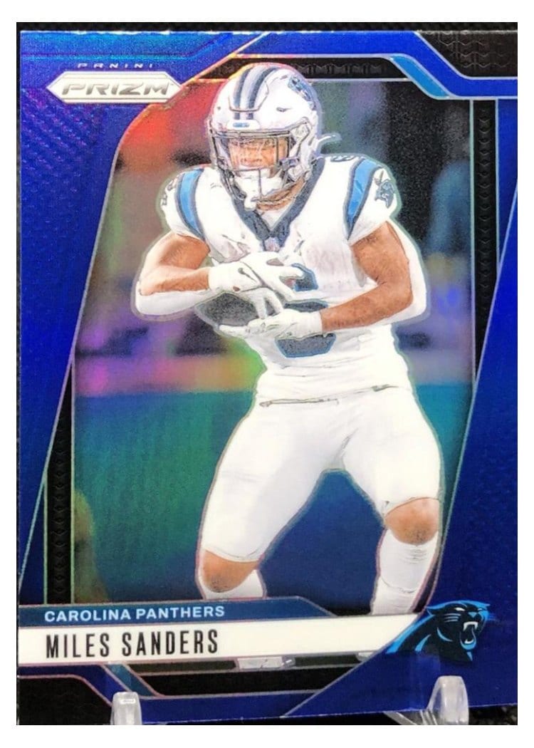 2024 Panini Prizm Base Set Miles Sanders Blue #38 card