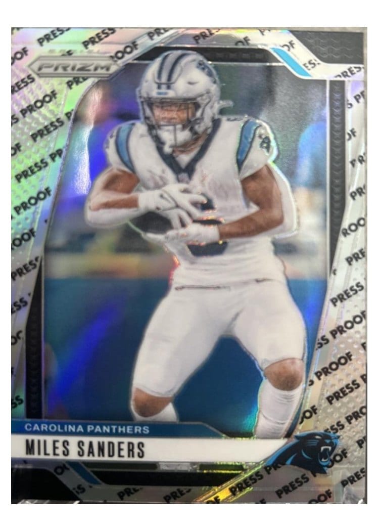 2024 Panini Prizm Base Set Miles Sanders #38 card