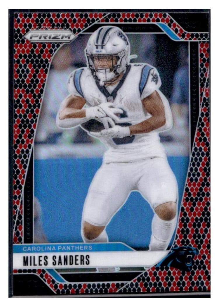 2024 Panini Prizm Base Set Miles Sanders #38 card