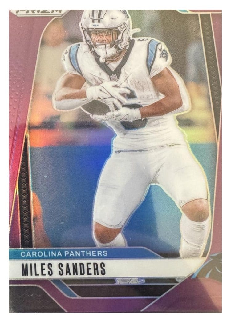 2024 Panini Prizm Base Set Miles Sanders #38 card