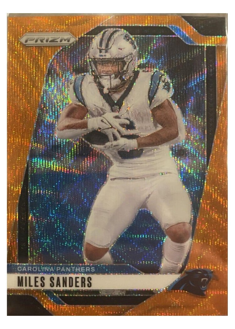 2024 Panini Prizm Base Set Miles Sanders #38 card
