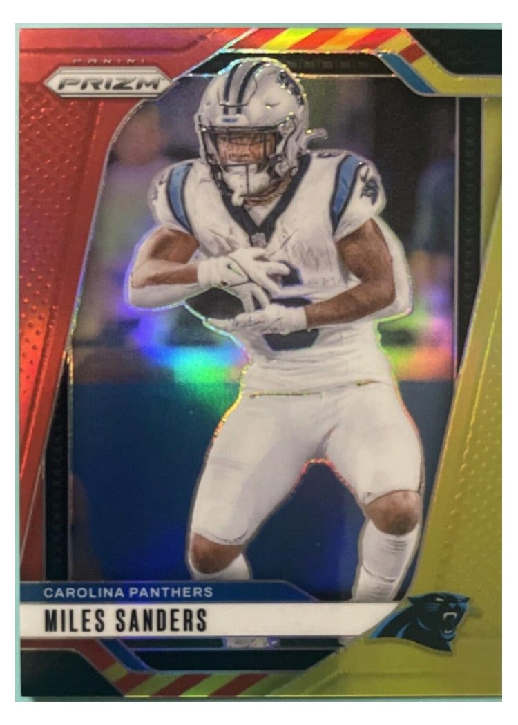 2024 Panini Prizm Base Set Miles Sanders #38 card