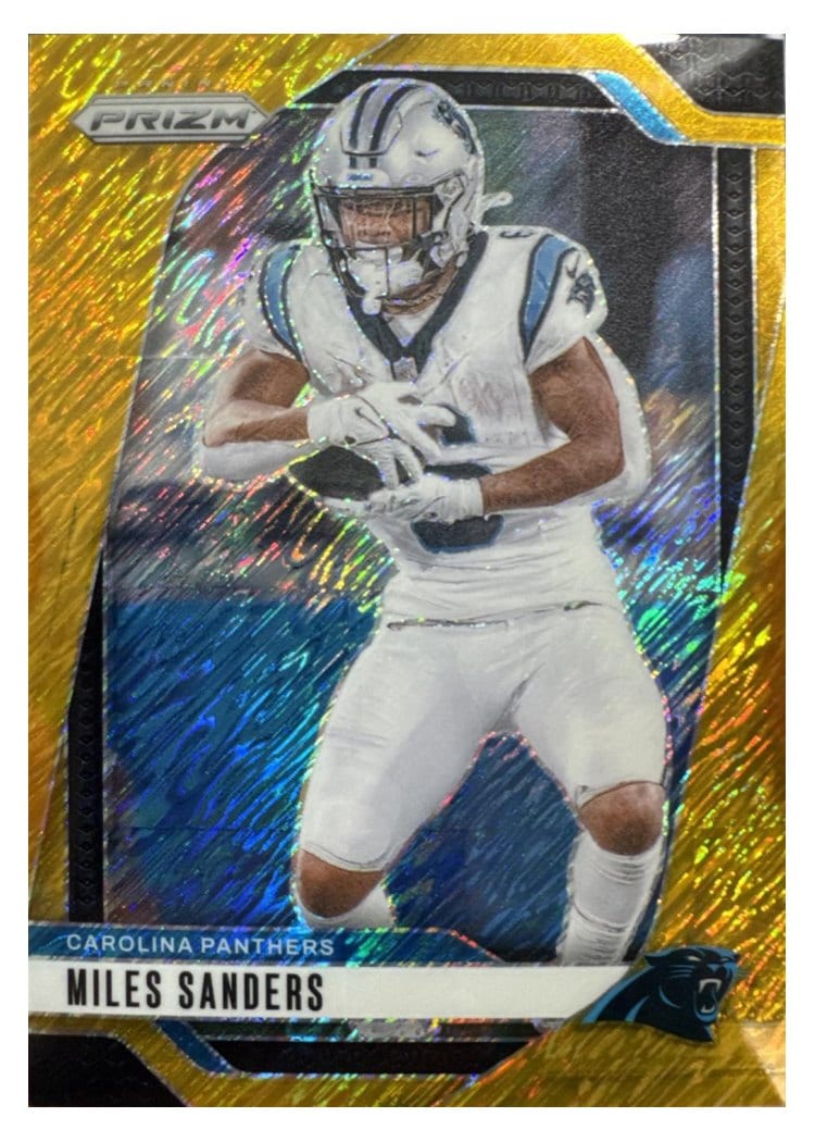 2024 Panini Prizm Base Set Miles Sanders #38 card