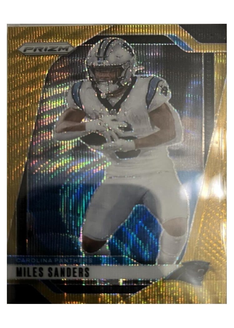2024 Panini Prizm Base Set Miles Sanders #38 card
