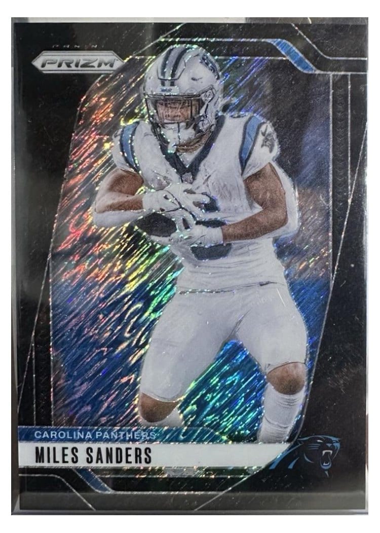 2024 Panini Prizm Base Set Miles Sanders #38 card