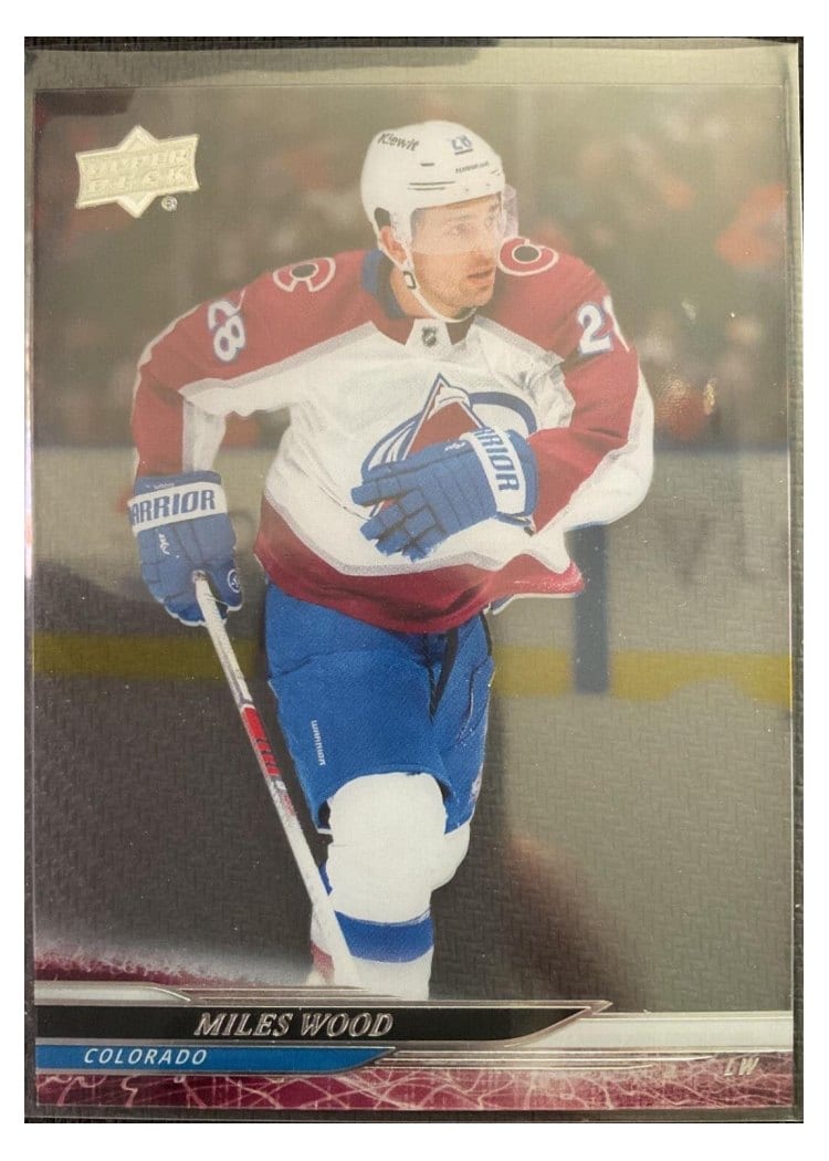 2024-25 Upper Deck Base Set Miles Wood #53 card