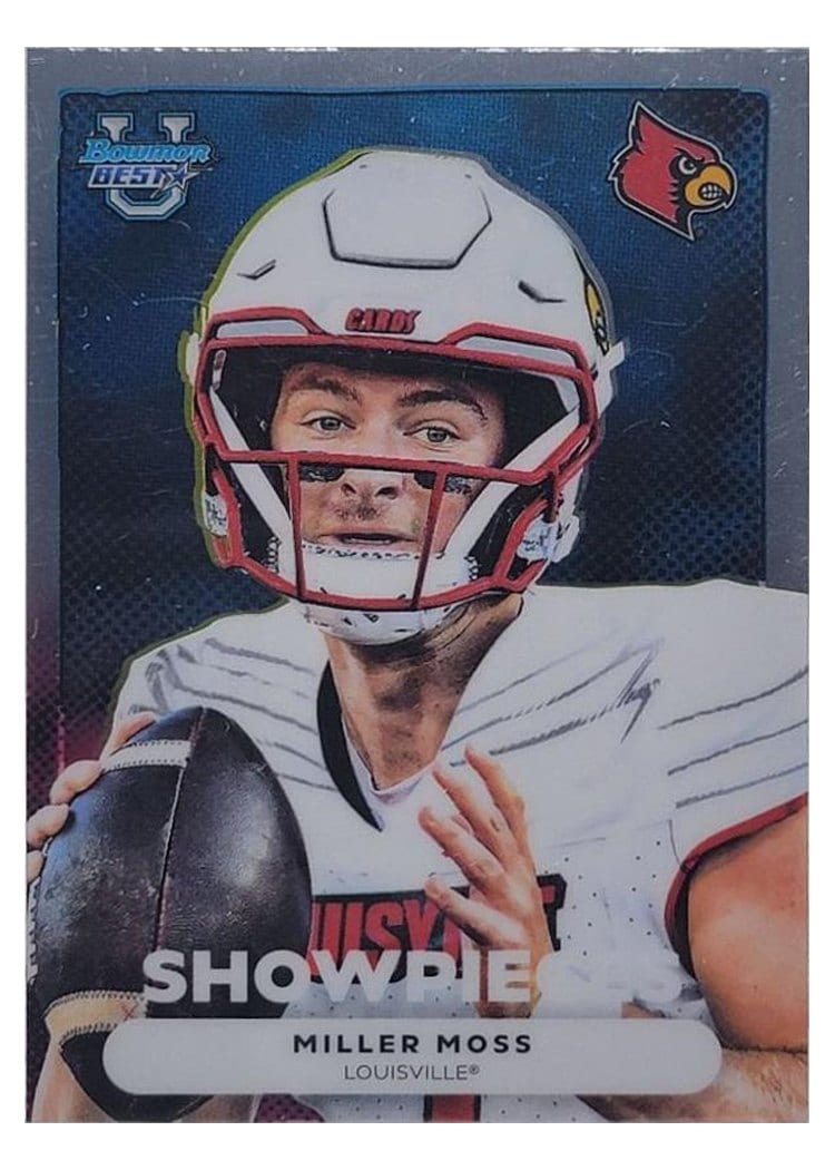2025 Bowman University Best Bowman Showpieces Miller Moss #BS-2 card