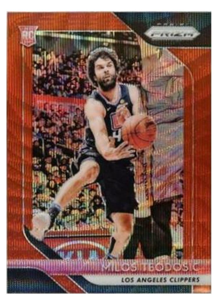2018-19 Panini Prizm Base Set Milos Teodosic #214 card