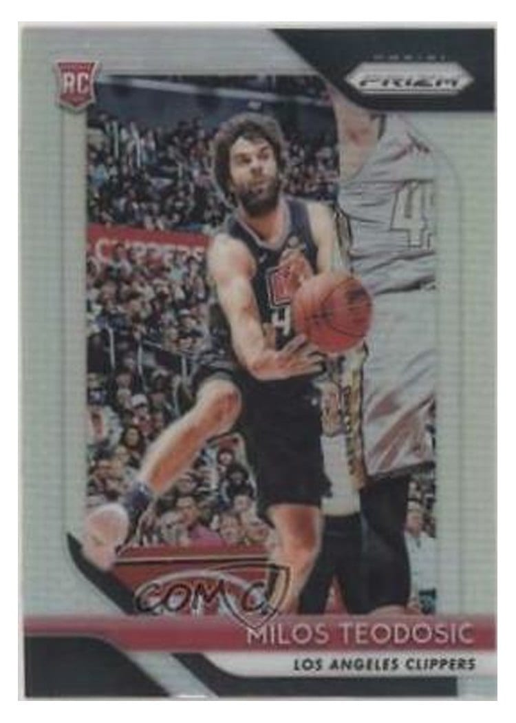 2018-19 Panini Prizm Base Set Milos Teodosic #214 card