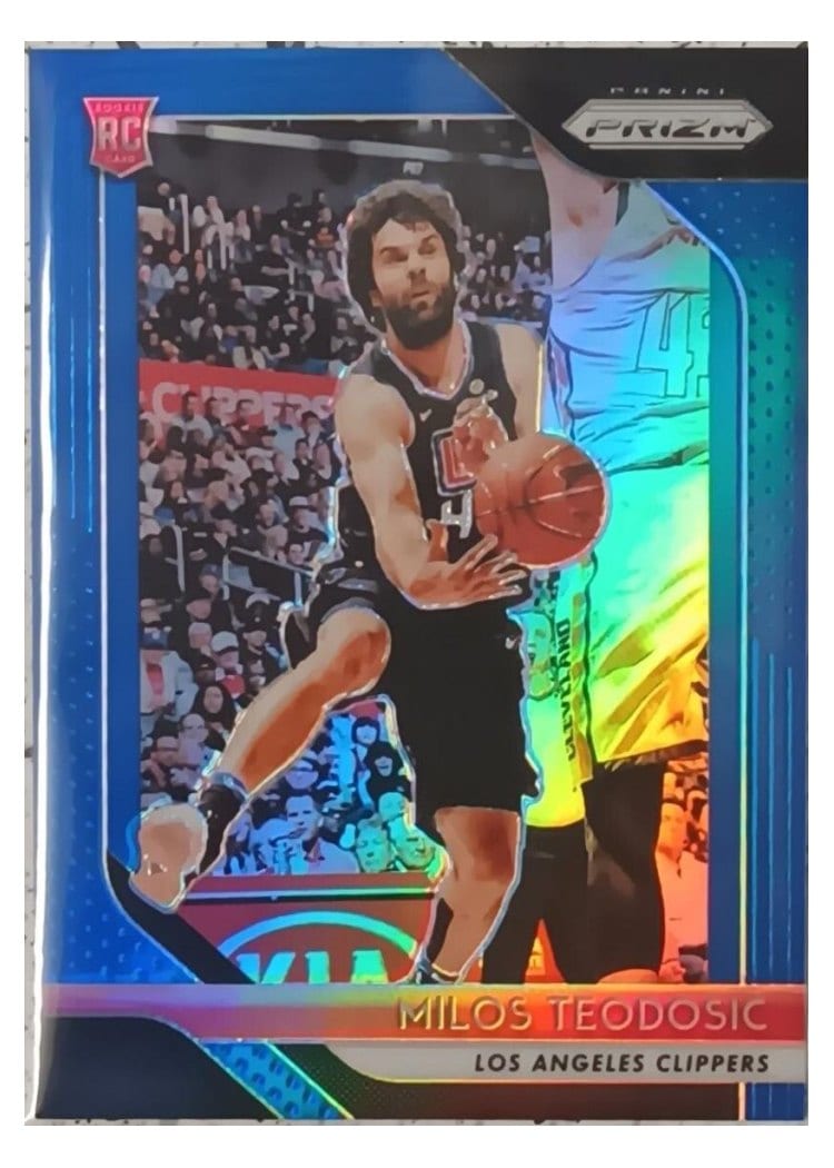 2018-19 Panini Prizm Base Set Milos Teodosic #214 card