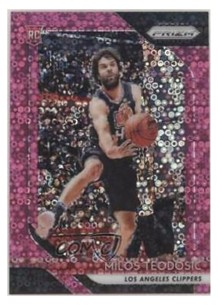 2018-19 Panini Prizm Base Set Milos Teodosic #214 card