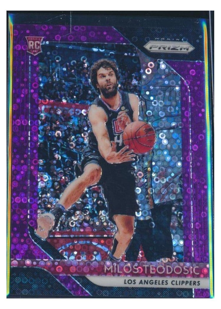 2018-19 Panini Prizm Base Set Milos Teodosic #214 card
