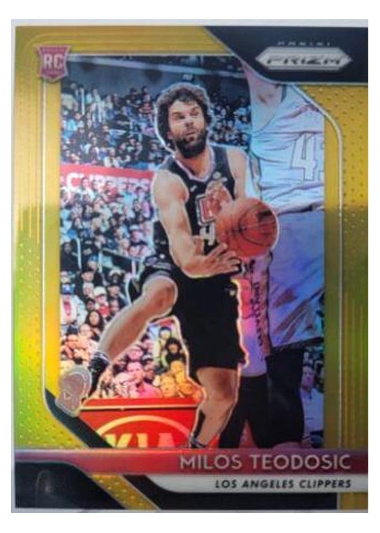 2018-19 Panini Prizm Base Set Milos Teodosic #214 card