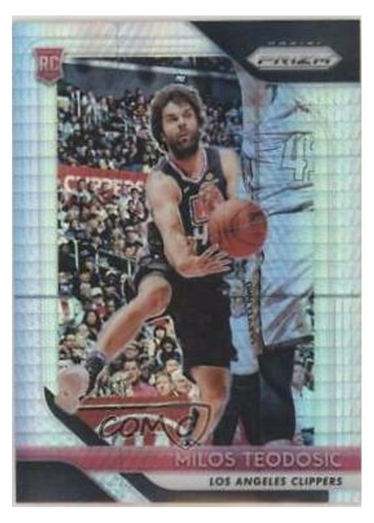 2018-19 Panini Prizm Base Set Milos Teodosic #214 card