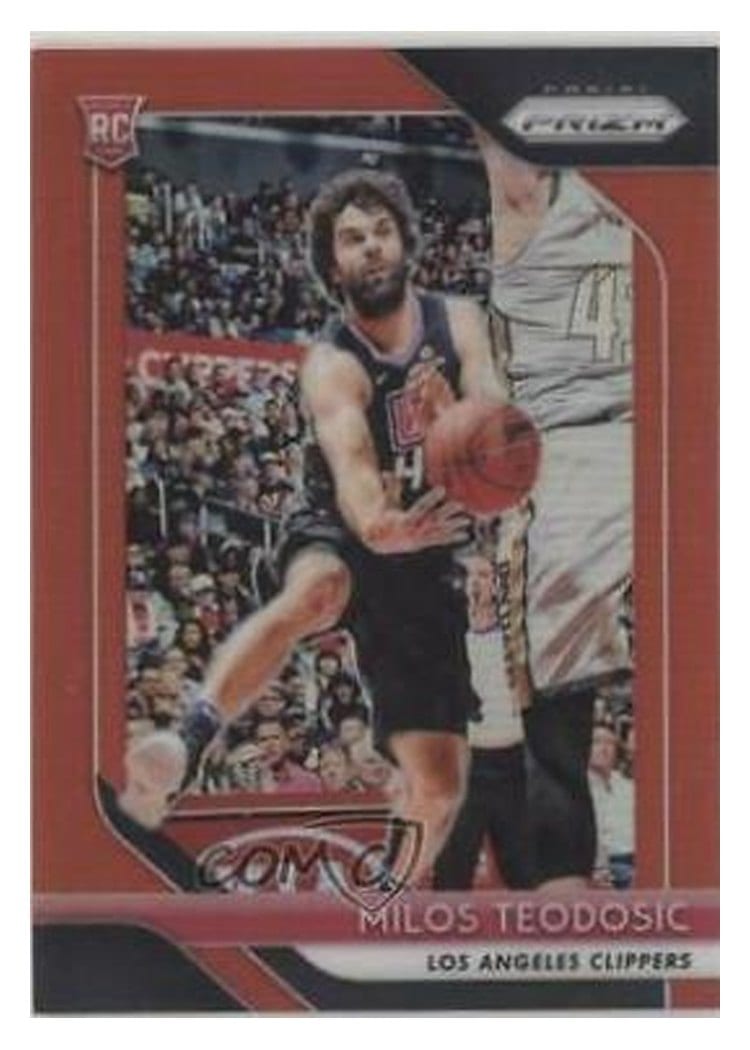 2018-19 Panini Prizm Base Set Milos Teodosic #214 card
