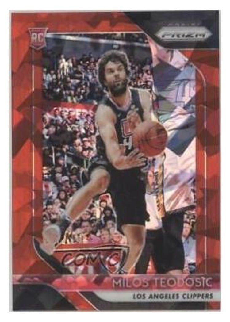 2018-19 Panini Prizm Base Set Milos Teodosic #214 card