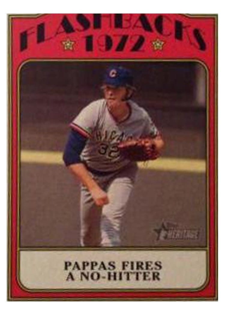 2021 Topps Heritage Baseball Flashbacks Milt Pappas #BFB-MP card