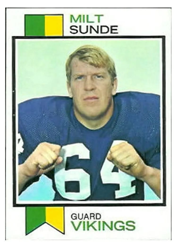 1973 Topps Milt Sunde #452 card