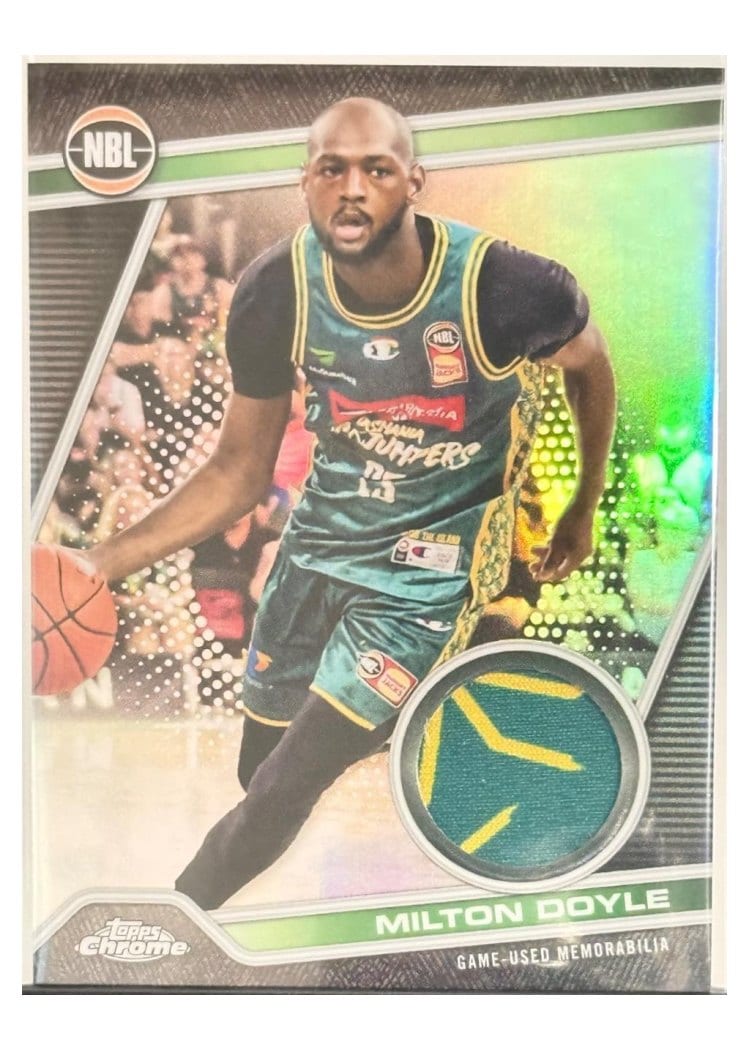 2023-24 Topps Chrome NBL NBL Relic Refractor Milton Doyle #NRR-29 card
