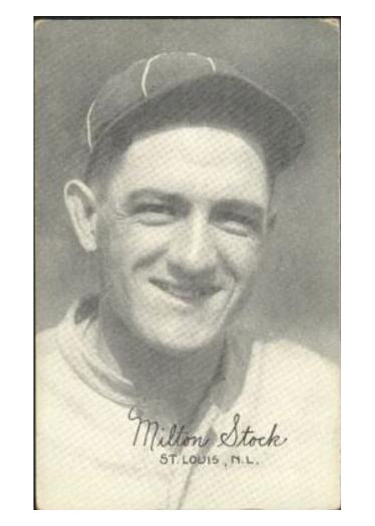 1922 Exhibits Milton Stock card
