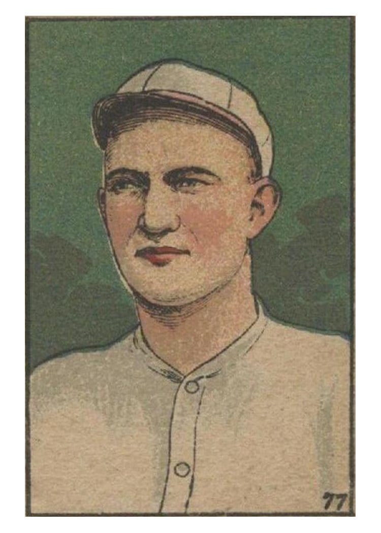 1919 W514 Milton Watson #77 card