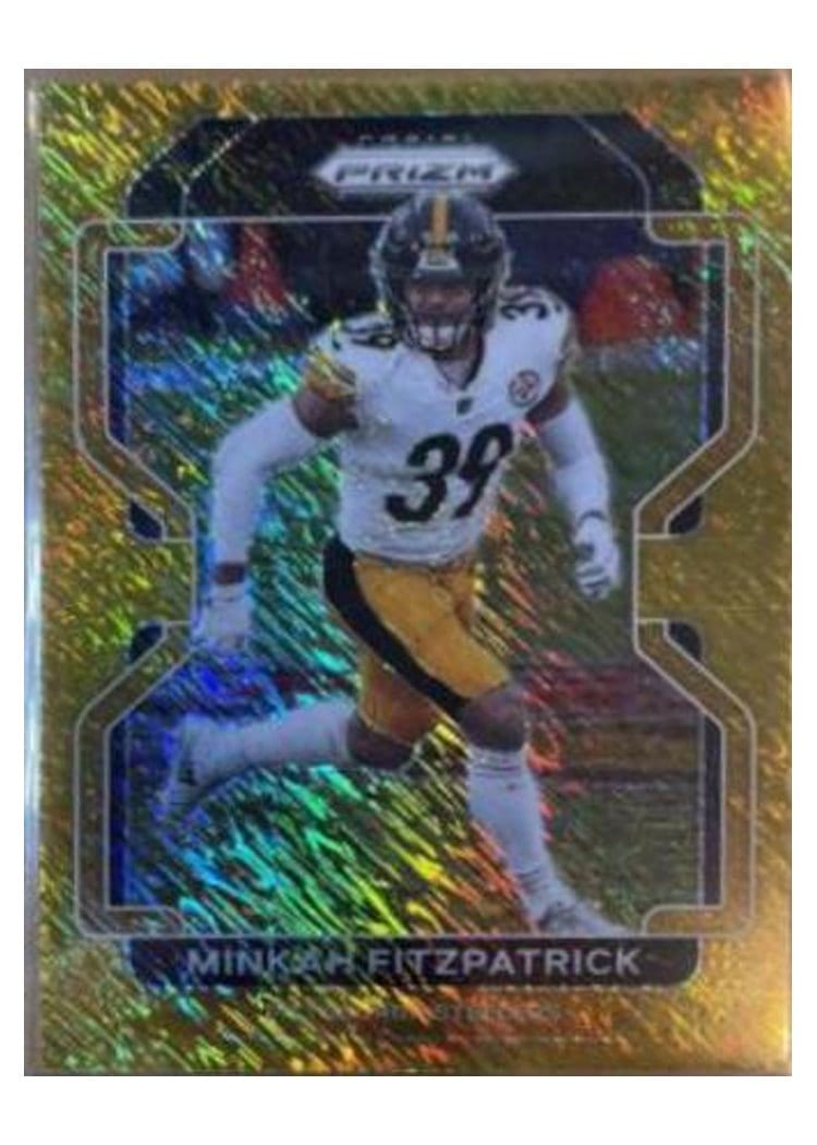 2021 Panini Prizm Base Set Minkah Fitzpatrick Gold Shimmer #256 card