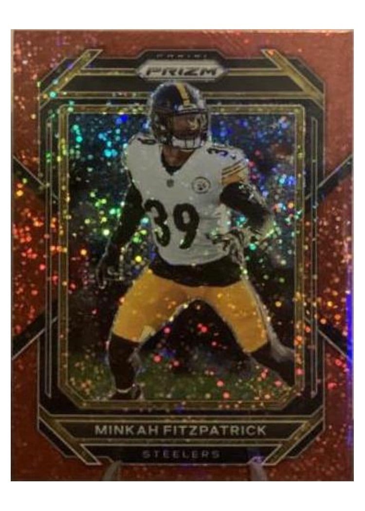2022 Panini Prizm Base Set Minkah Fitzpatrick Red Sparkle #251 card
