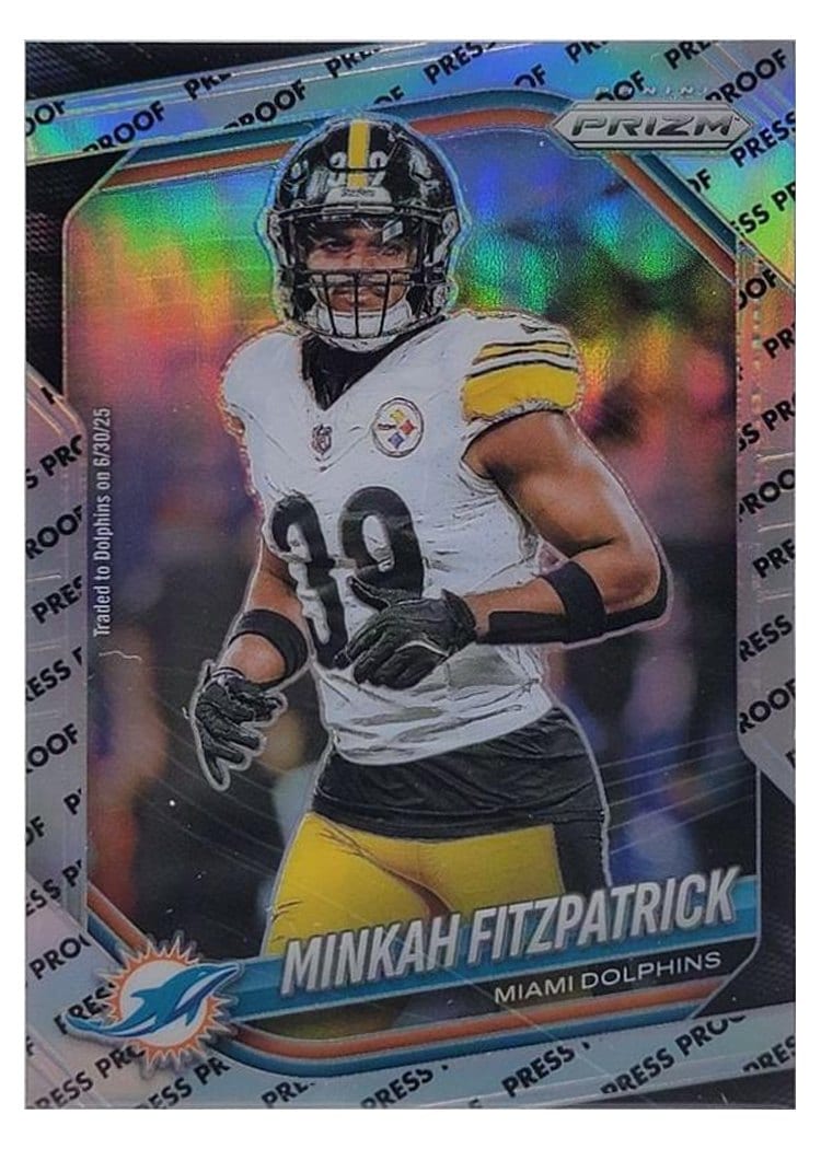 2025 Panini Prizm Base Set Minkah Fitzpatrick #132 card