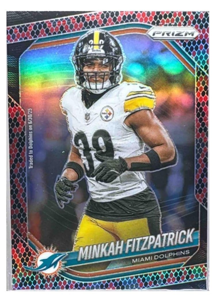 2025 Panini Prizm Base Set Minkah Fitzpatrick #132 card