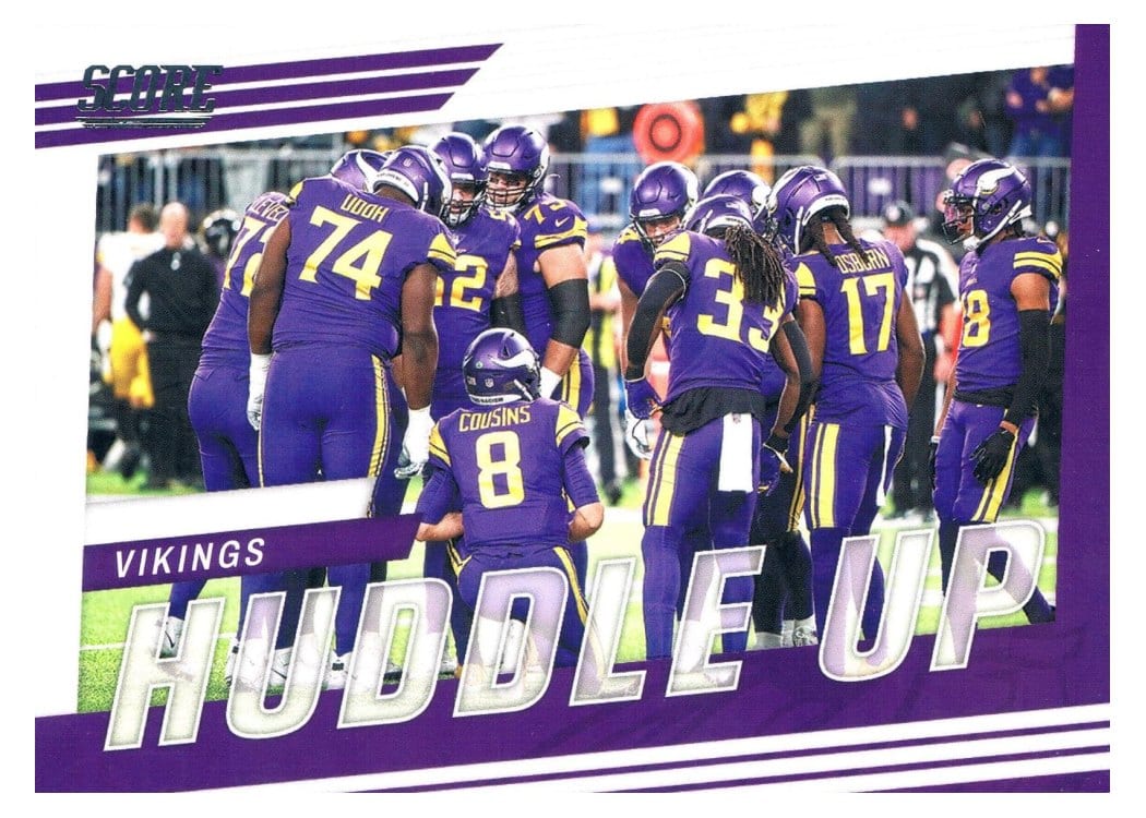 2022 Score Huddle Up Minnesota Vikings #HU-MIN card