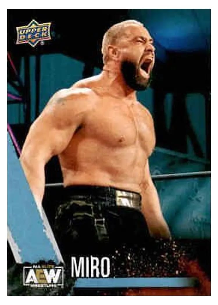 2021 Upper Deck AEW Miro #9 card