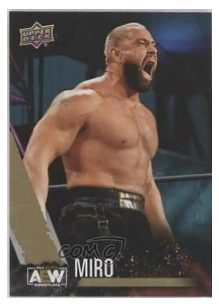 2021 Upper Deck AEW Miro #9 card