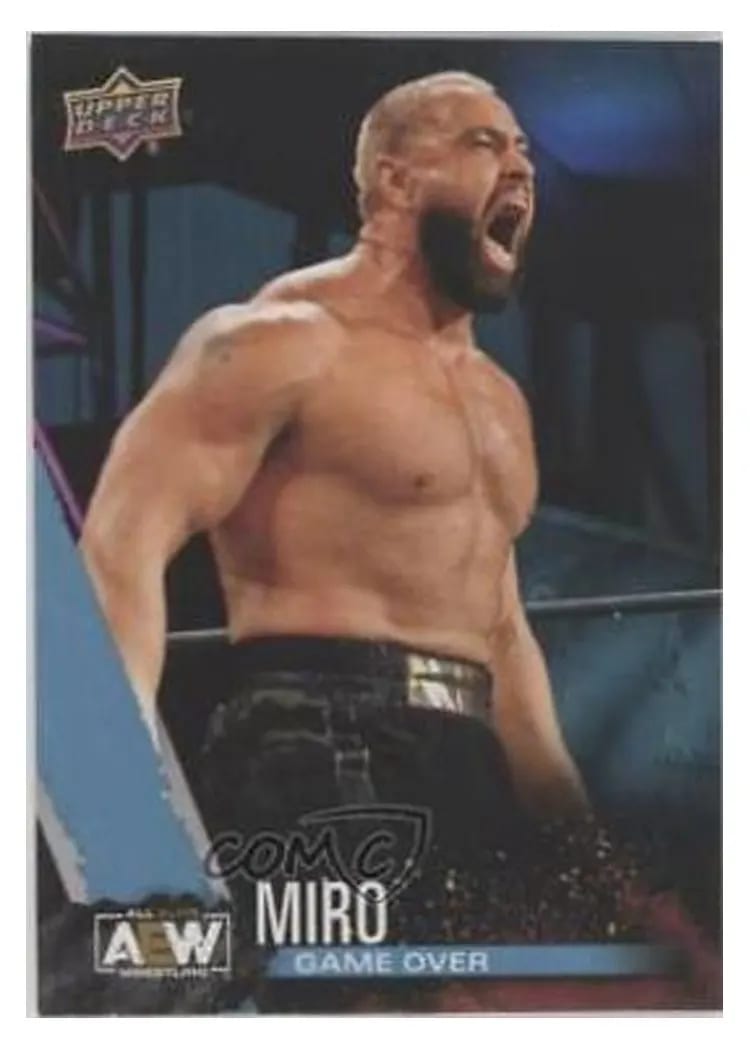 2021 Upper Deck AEW Miro #9 card
