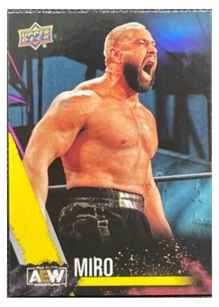 2021 Upper Deck AEW Miro #9 card