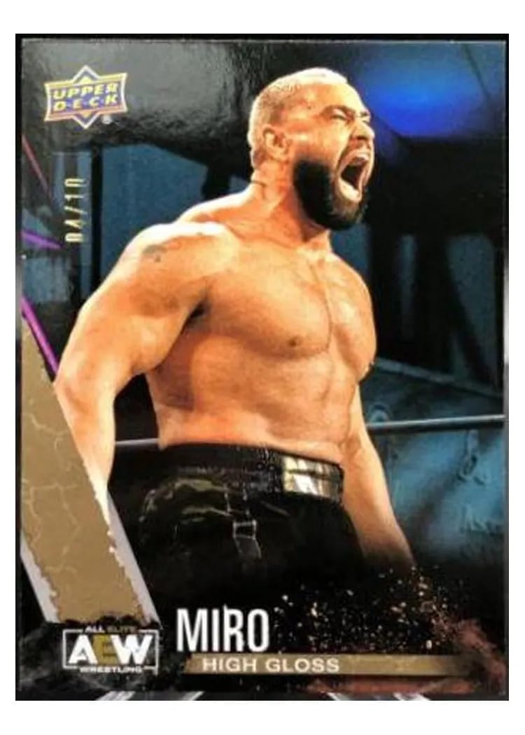 2021 Upper Deck AEW Miro High Gloss #9 card